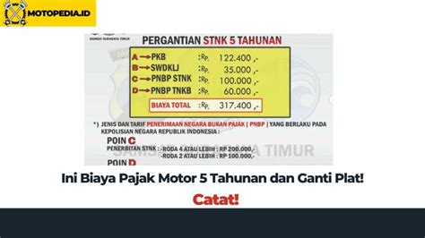 5 Biaya Hidupkan Plat Motor yang Bikin Dompet Nggak Nangis (di Bawah Rp 500 Ribu!) 5 Biaya Hidupkan Plat Motor yang Bikin Dompet Nggak Nangis (di Bawah Rp 500 Ribu!)